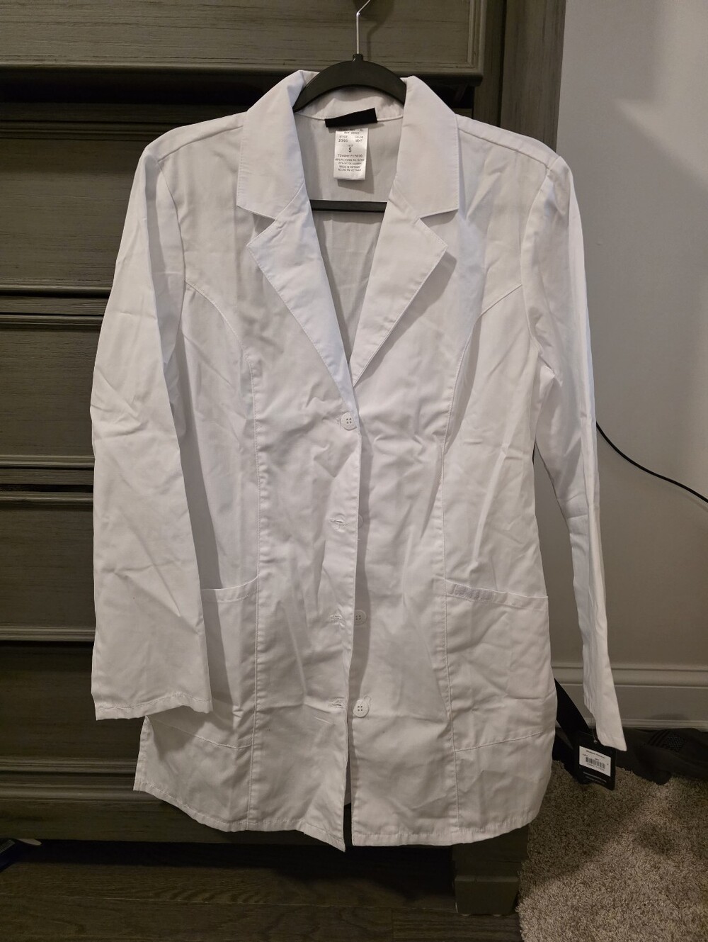 Cherokee Women's Fashion White Lab Coat 2 Count - Picture 2 of 7